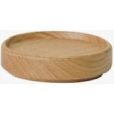 Hasami Porcelain Japon Tasarımı Kül Rengi Ahşap Tepsi/kapak 8.5 cm Çaplı