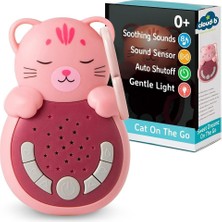 Cloud-B Sweet Dreamz Cat, 8 Sesli Bebek Ses Makinesi, Gece Lambası ve Akıllı Sensörlü