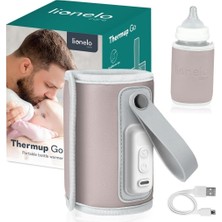 Lionelo Thermup Go Taşınabilir Şişe Isıtıcı, 24 Saat Isı Koruma, 5 Sıcaklık Kademesi