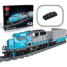 Freight Burlington Demiryolu 1065 Parça, Şarj Edilebilir Motorlu Tren, 2 Vagon