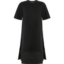 3.1 Phillip Lim Etekli Oversize Tişört Kombo Elbise Rahat ve Şık Kadın Elbisesi