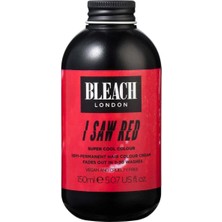 Bleach London I Saw Red Super Cool Colour 150ML Vegan, Geçici Kırmızı Saç Rengi