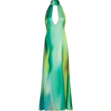 Baobab Swimwear Şık ve Çekici Halter Yaka Maxi Elbise