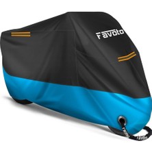 Favoto Ultimate Koruma 210D Su Geçirmez Motosiklet Kılıfı Xxl Uv ve Çizilmeye Karşı Dayanıklı, 245X125X105