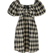 Nobody’s Child Joanna Gingham Mini Elbise Zamansız Şıklık ve Çekici Detaylar