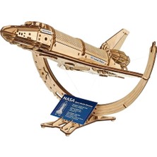 Ugears Nasa Uzay Mekiği Discovery Modeli, 3D Ahşap Bulmaca, 1:96 Ölçekli Uzay Mekiği Modeli