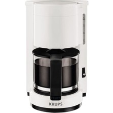 Krups F1830110 Aroma Kahve Makinesi, 6 Fincan, Beyaz/siyah