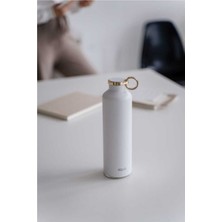 Equa Paslanmaz Çelik Akıllı Kar Beyazı Termos  680ML, Akıllı Su Şişesi