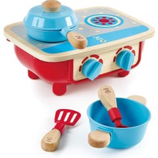 Hape E3170 Ahşap Ocak Mutfak Seti 18 Ay ve Üzeri Çocuklar Için