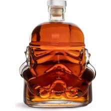 Shepperton Design Studios Stormtrooper Carafe 750ML Şeffaf Flint Cam, Şişe Kapanı Cork
