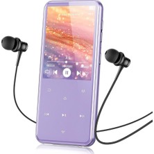 Agptek 64 GB Mp3 Çalar, Bluetooth 5.3, Hifi Ses, Fm Radyo, 2,4 Inç Tft Ekran