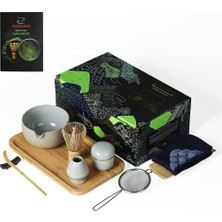 Teanagoo Japon Matcha Çay Seti, 10 Parça Seremoni Kiti, Bambu Çırpıcı, Seramik Kase ve Aksesuarlar