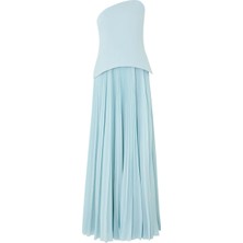 Solace London Britt Maxi Dress Askısız Maxi Elbise Pembe