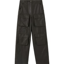 MSGM Suni Deri Cargo Pantolon