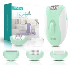Vogoe 4'ü 1 Arada Kadın Epilatör, Kablosuz, 21 Cımbız, Yüz, Bacak ve Bikini Için