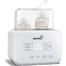 Grownsy 8’i 1 Arada Biberon Isıtıcı ve Sterilizatör, LCD Ekranlı, Hızlı Isıtma ve Çözme, Bpa Içermez