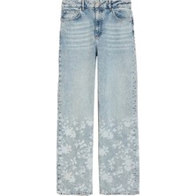Holzweiler Çiçek Desenli Denim Pantolon