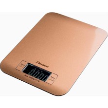 Bestron Bakır Dijital Mutfak Terazisi 5 kg Kapasiteli LCD Ekranlı