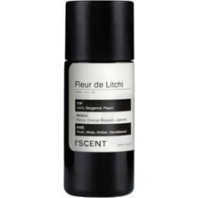 İscent Iscent Fleur De Litchi Fragrance Meyvemsi-Çiçeksi, Lüks-Vegan Difüzör Koku Yağı 100 ml