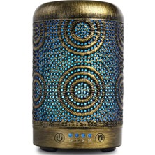 Salking 100ML Metal Aroma Difüzörü, 7 Renk Işık, Zamanlayıcılı, Sessiz ve Otomatik Kapanmalı