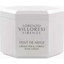 Lorenzo Villoresi Teint De Neige Vücut Kremi, 200ML Pudralı ve Çiçeksi Koku