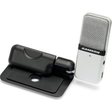 Samson Go Klipsli USB Mikrofon (F1/4r): Dizüstü Bilgisayarlar Için, Gümüş Renk Seçeneği Ile
