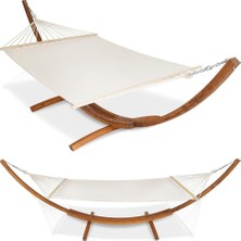 Tectake Xxl Dış Mekan Hamağı, 2 Kişilik, Yüksek Konforlu, 205 x 150 Cm, 200 kg Taşıma Kapasitesi