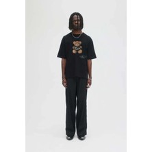 American Rag Cie Crazy T-Shirt: 'not Psycho' Domrebel Teddy Bear Desenli Relaxed Fit Tişört