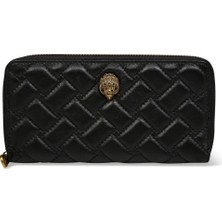 Kurt Geiger Kensington Kapitoneli Deri Cüzdan 19X10 Cm, Çok Gözlü ve Şık Tasarım