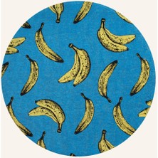 Louis De Poortere Pop Banana Kaymaz Tabanlı Modern Halı Pet Malzeme Zemin Isıtma Uyumlu