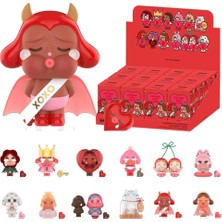 Pop Mart Crybaby Crying For Love Serisi, Tam Set Koleksiyon Figürleri, Aksiyon Figürler