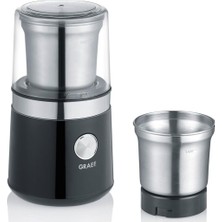 Graef CM102 Elektrikli Kahve ve Gıda Öğütücü, 200W, Çift Bıçaklı Paslanmaz Çelik Tasarım