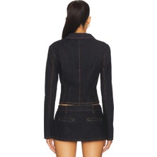 American Rag Cie Kadınlar Için Lune Indigo Blazer - %95 Pamuk, Şık ve Rahat
