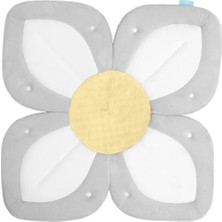 Blooming Bath Gri Yenidoğanlar Için Lavabo Tipi Peluş Bebek Banyo Minderi