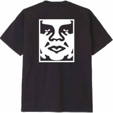 American Rag Cie Erkekler Için Obey Bold Icon Ağı Ağırlıklı Tişört - %100 Pamuk, Farklı Renk Seçenekleriyle