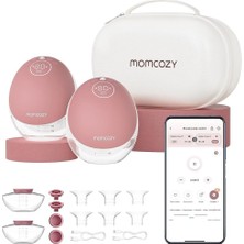 Momcozy M9 Upgrade Akıllı Elektrikli Göğüs Pompası, 2’li Set, 15 Kademeli, Sessiz