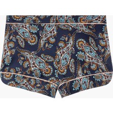 Aubade Silk By Night Shorty Kontrast Paspelli Stretch Ipek Külot