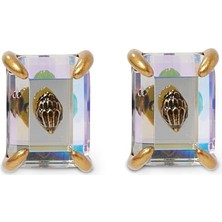 Kurt Geiger Large Crystal Stud Earrings, Büyük Taşlı Küpeler