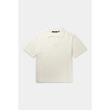 American Rag Cie Yinka Relaxed Knit Polo - Yumuşak Ajour Kumaş, Şık Tasarım ve Rahat Kesim