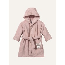 Sterntaler Emmi Girl Çocuk Bornozu %100 Pamuk Kapüşonlu