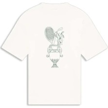 American Rag Cie Hem Rahat Hem Şık: Le T-Shirt Medicis Sport - %100 Pamuklu Off White Tişört