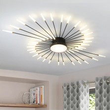 Home London Breeze LED Tavan Aydınlatması,modern Minimalist Altın Çiçek Şeklinde Tavan Lambası