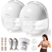 NCVI Elektrikli Göğüs Pompası - Eller Serbest, Taşınabilir, Sessiz, 4 Emiş Modu ve 9 Emiş Seviyesi ile