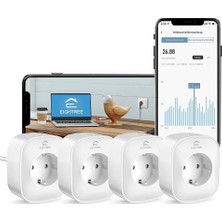 Eightree Wi-Fi Akıllı Priz, 16A, Alexa ve Google Home Uyumlu