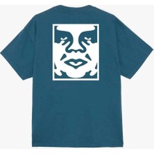 American Rag Cie Obey Bold Icon Heavyweight T-Shirt - %100 Pamuk, Grafik Baskılı ve Rahat Kesim