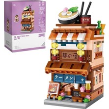 Pasyru Ramen Restoran Model Seti, 412 Parça Japon Sokak Yapım Kiti