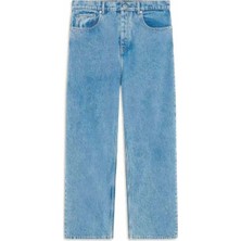 American Rag Cie Le Jean Baggy Mavi 5-Cep %100 Pamuk Kot Pantolon - Şık ve Rahat