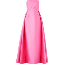 Solace London Straplez Maxi Elbise - Açık Pembe