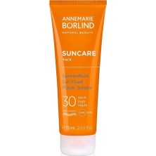 Annemarie Borlind Annemarie Börlind Spf 30 Yüz Güneş Sıvısı 75 Ml, Karbon Nötr, Doğal ve Etkili Koruma