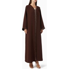 Hessa Falasi Konforlu Abaya Zarafetiyle Bead Detaylı Şıklıkla Tanışın